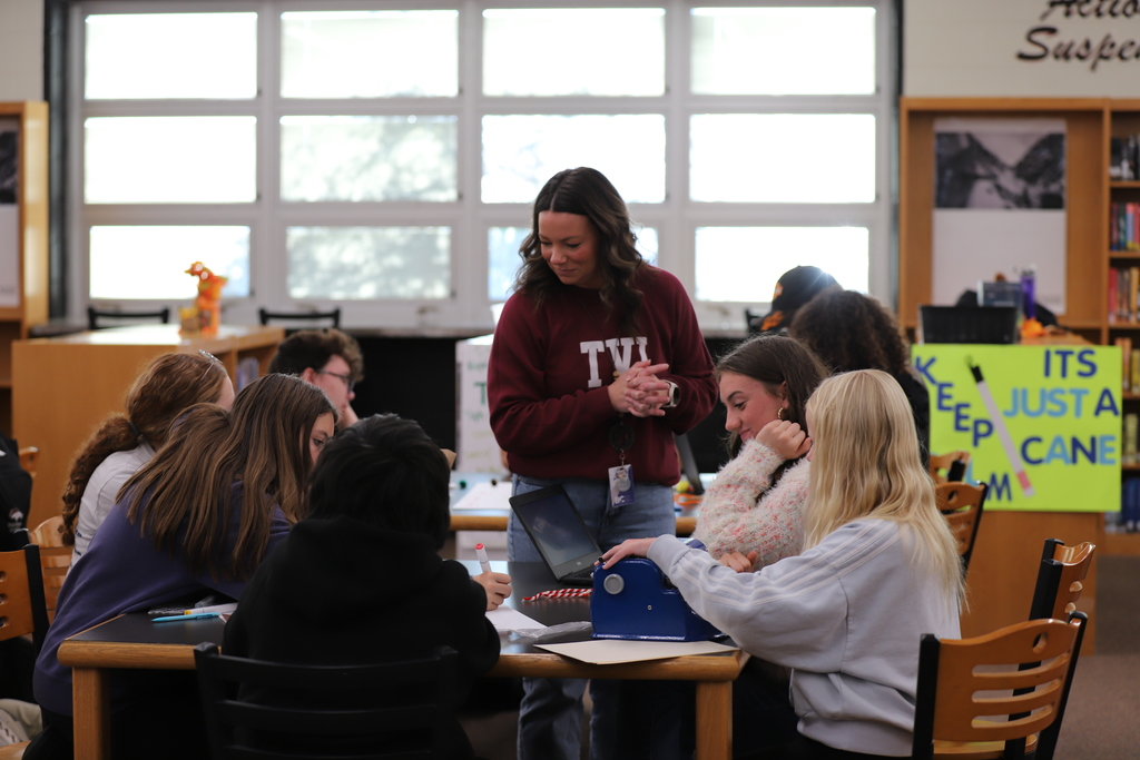 Brittany Clarkson with students