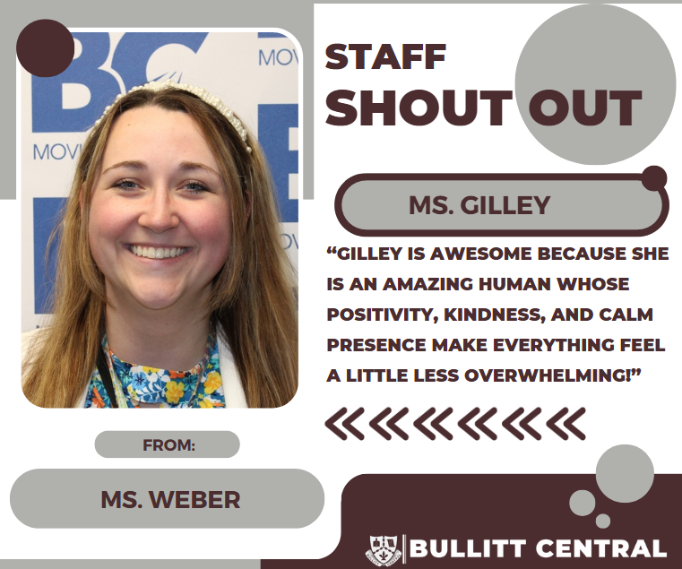 Staff Shoutout! 