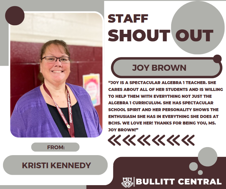 Staff Shoutout! 