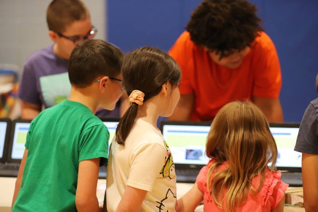 Students presenting to other students