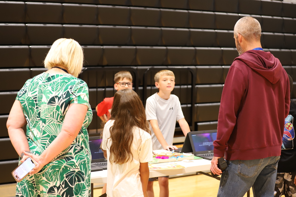 Students Presenting to community members