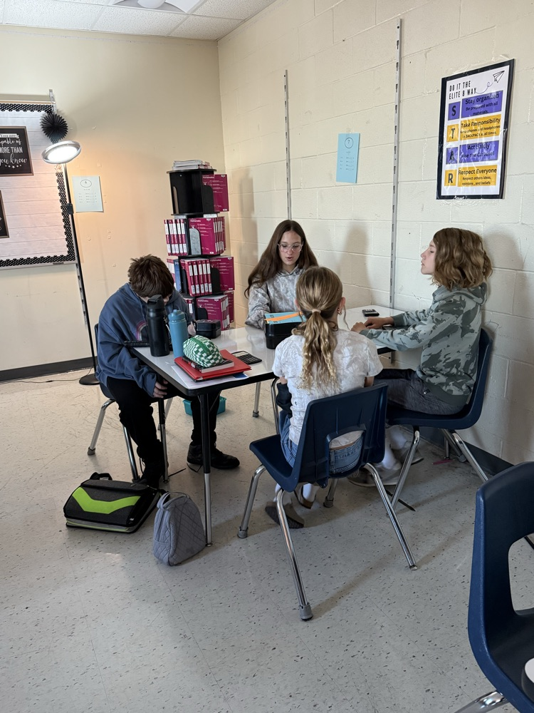 Mrs. Waffords and Mrs. Hoben 8th grade math students are Solving linear equations to get break the code!