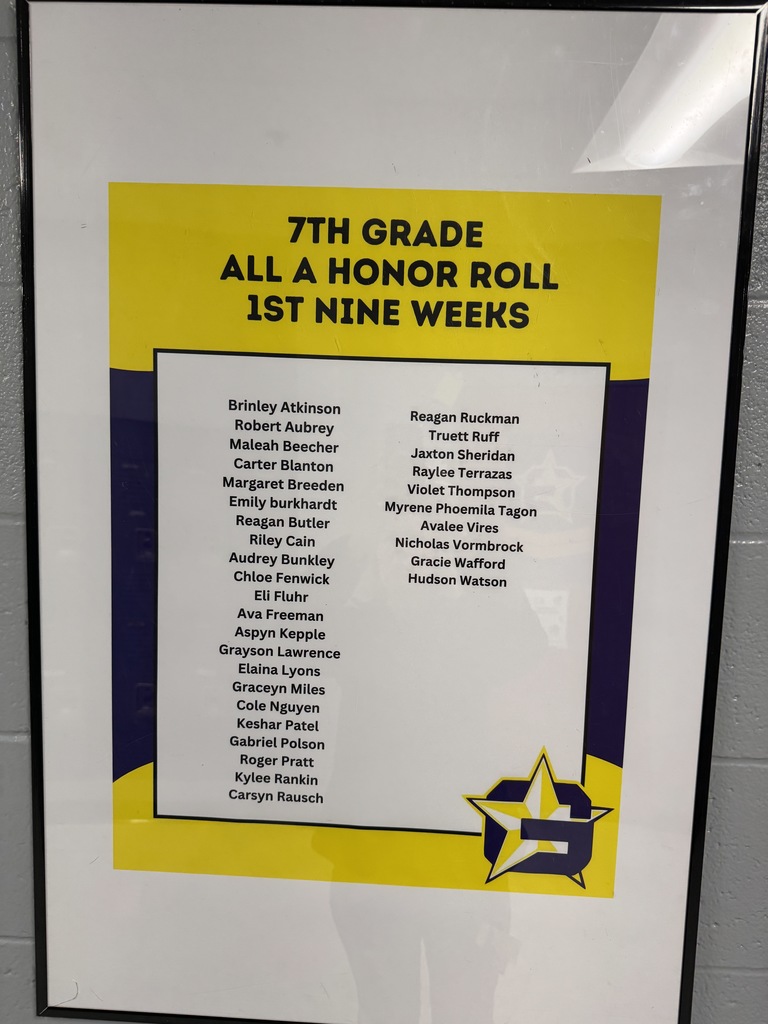 7th grade Honor Roll