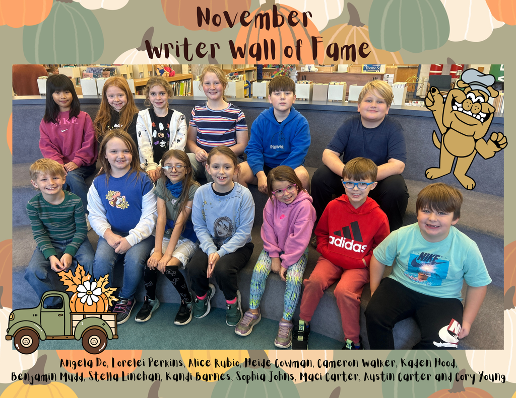 November Writer Wall of Fame