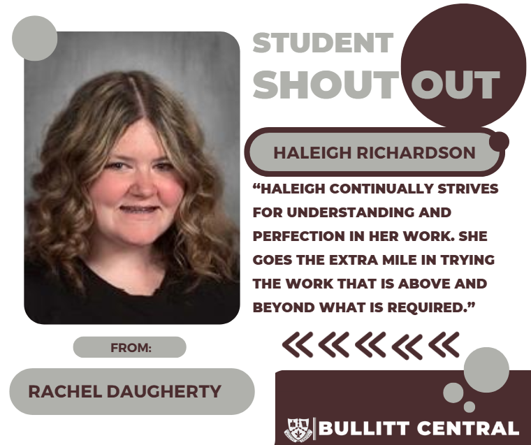 Student Shoutout! 