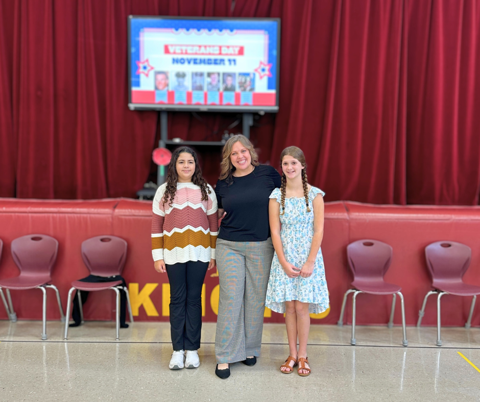 Skyler, Ms. Thornsberry, and Sophia R. 