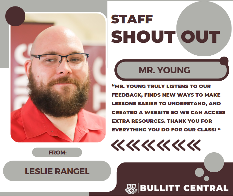 Staff Shoutout! 