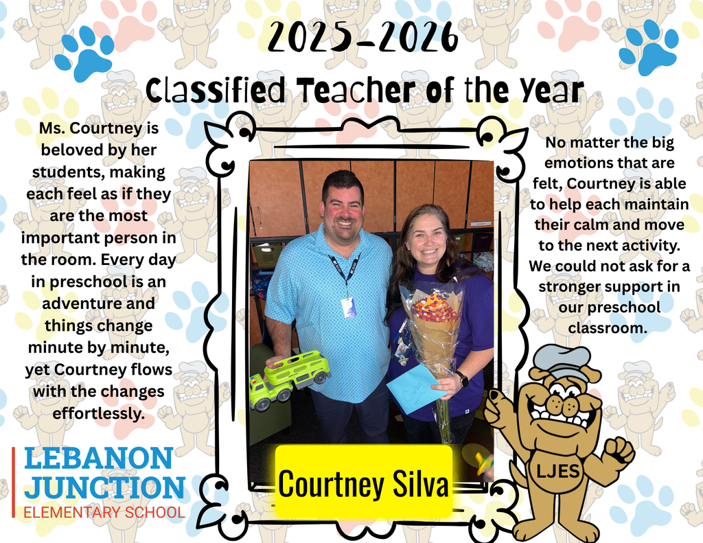 Classified Teacher of the Year 25-26