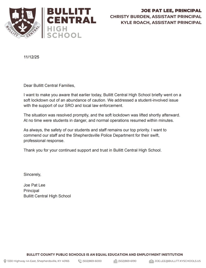 Soft Lockdown 11/12/25