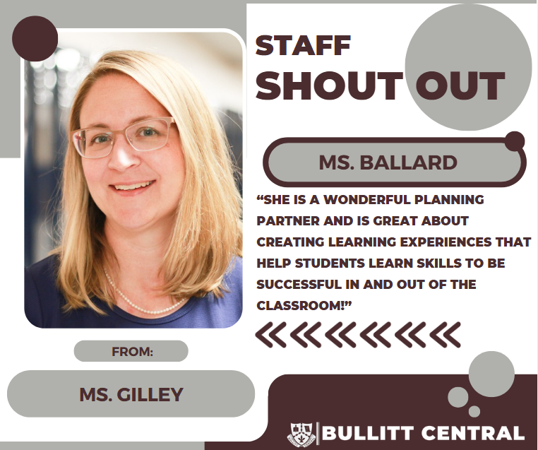 Staff Shoutout! 