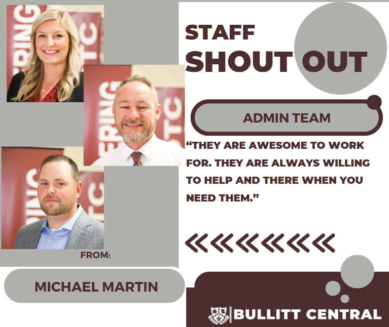 Staff Shoutout! 