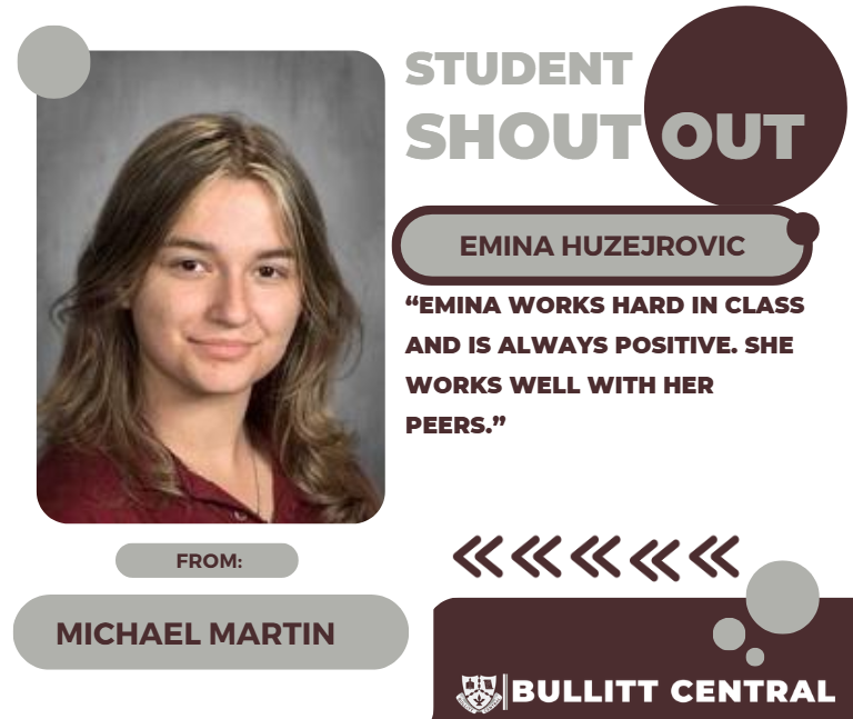 Student Shoutout! 