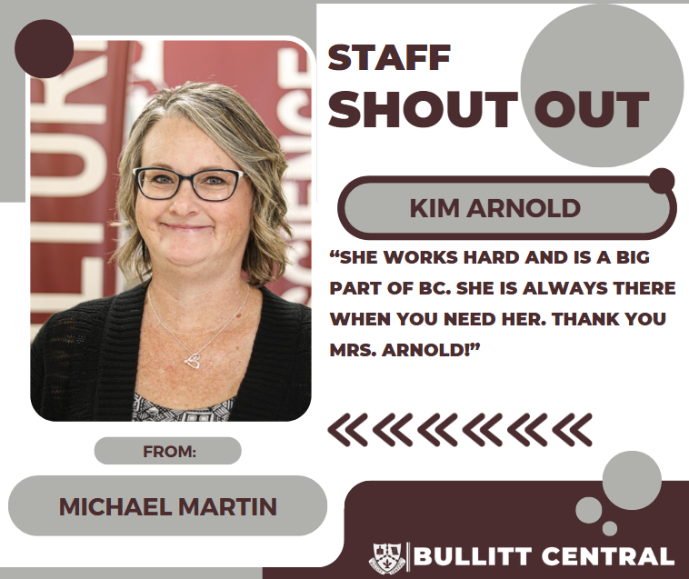 Staff Shoutout! 