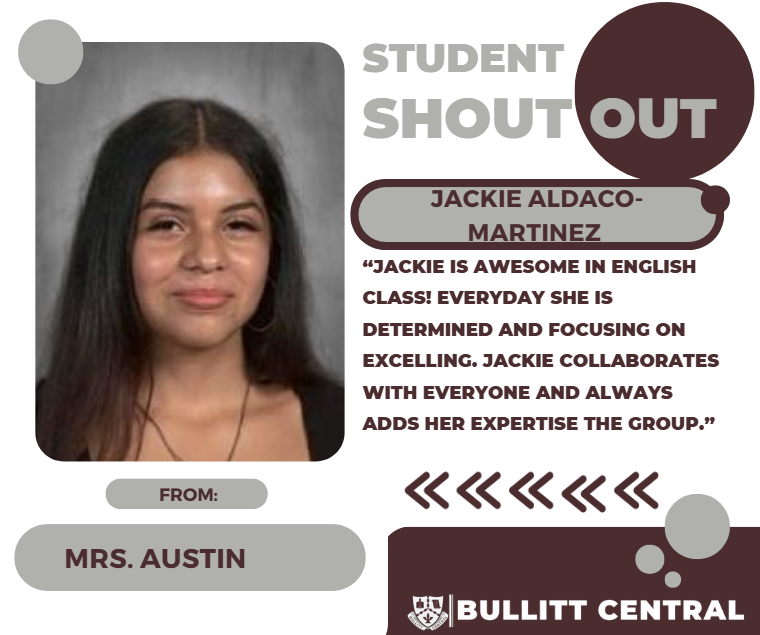 Student Shoutout! 
