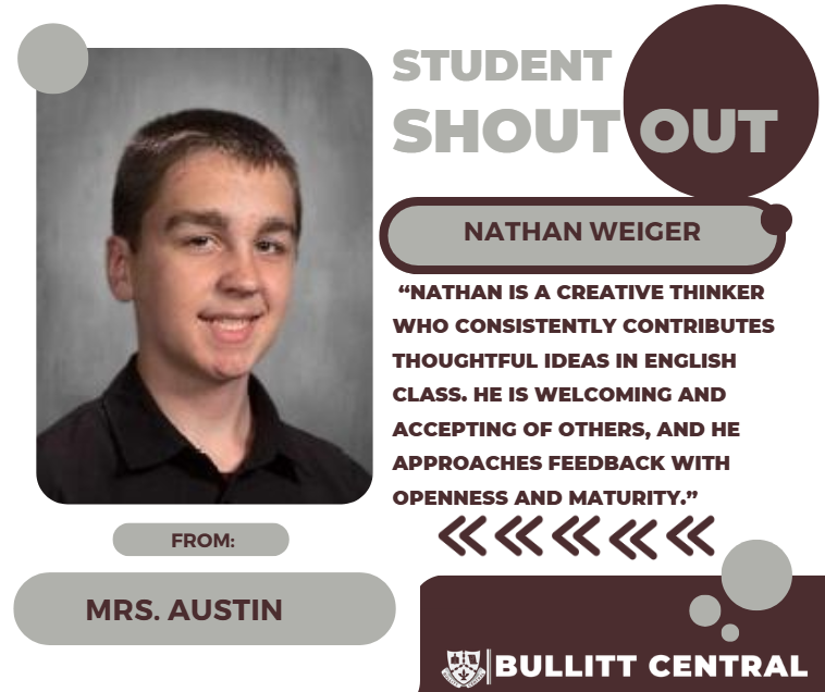 Student Shoutout! 