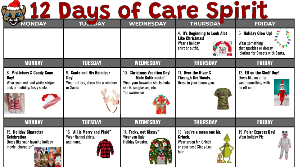 12 days of care spirit
