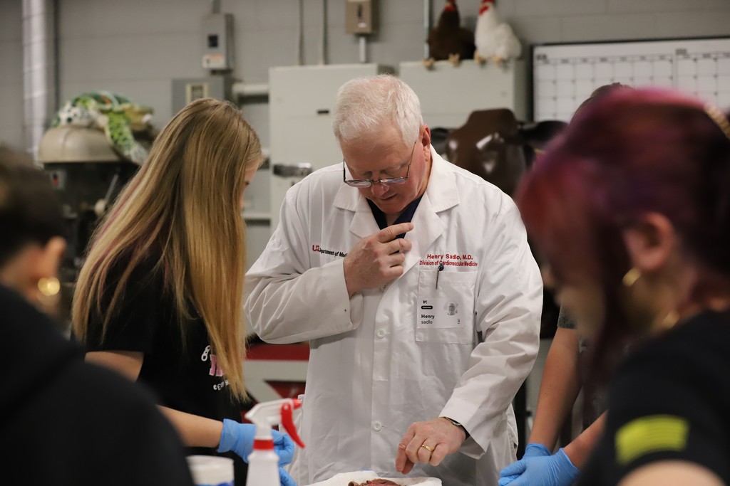 Doctor Sadlo and Students