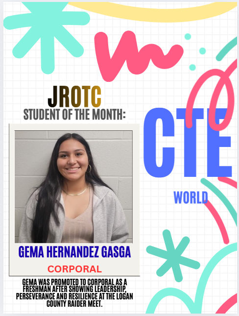 CTE student of the month