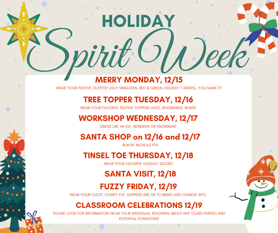 Holiday Spirit Week