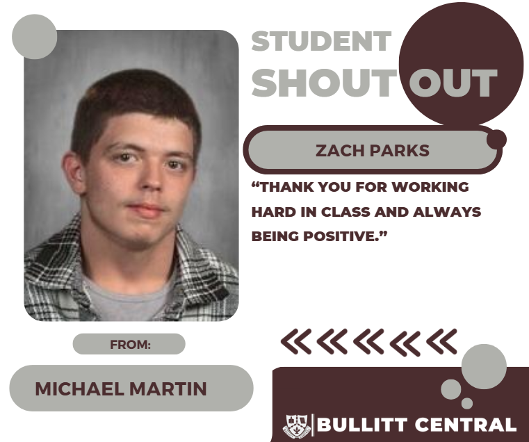 Student Shoutout!