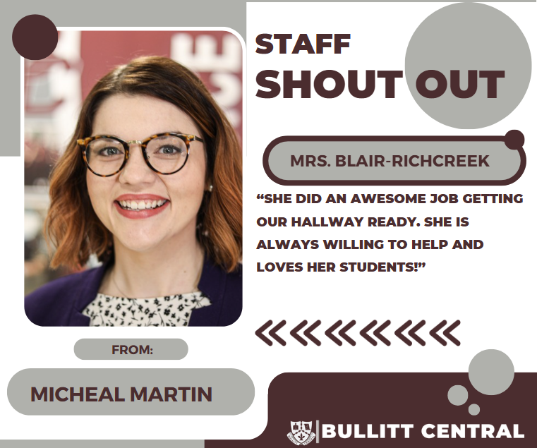Staff Shoutout!
