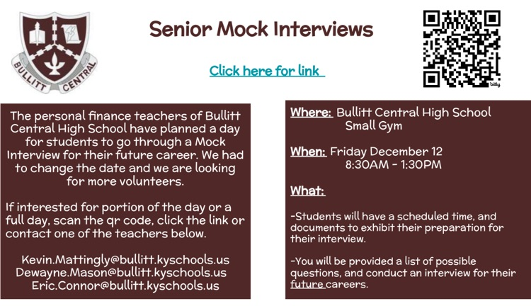 mock interviews