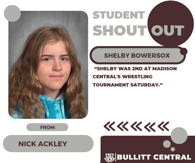 Student Shoutout! 