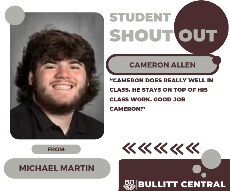 Student Shoutout! 