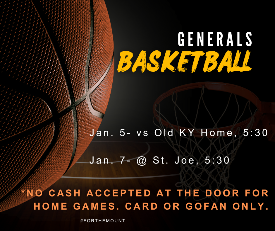 Good luck Generals Basketball