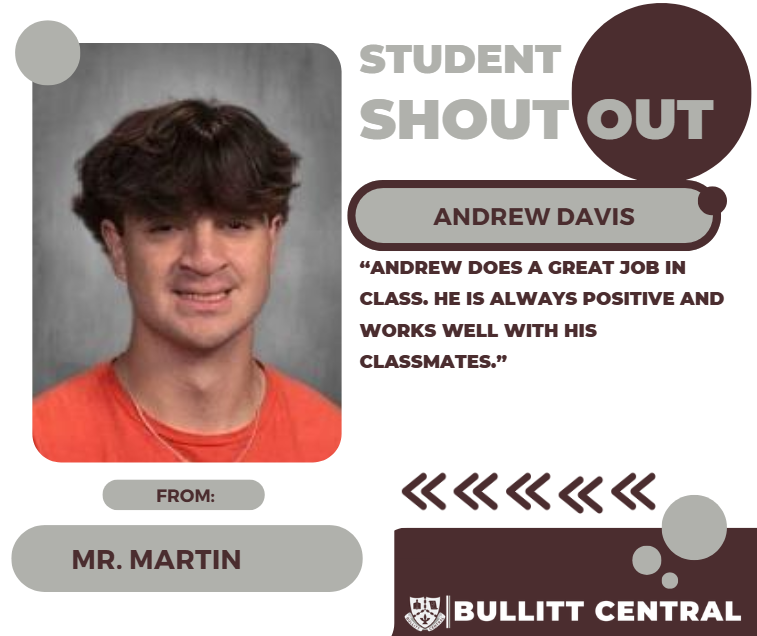 Student Shoutout! 