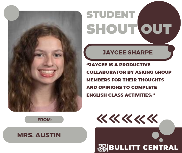 Student Shoutout! 