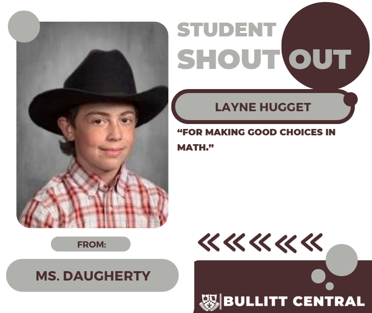 Student Shoutout! 