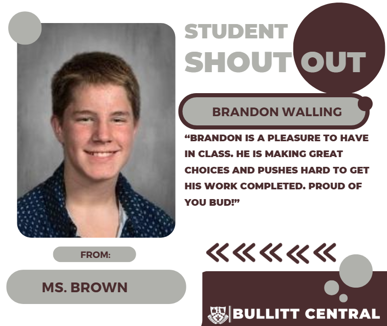 Student Shoutout! 