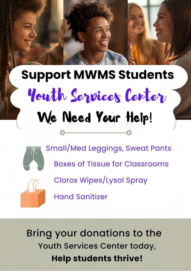 Youth Services Center Donation Request