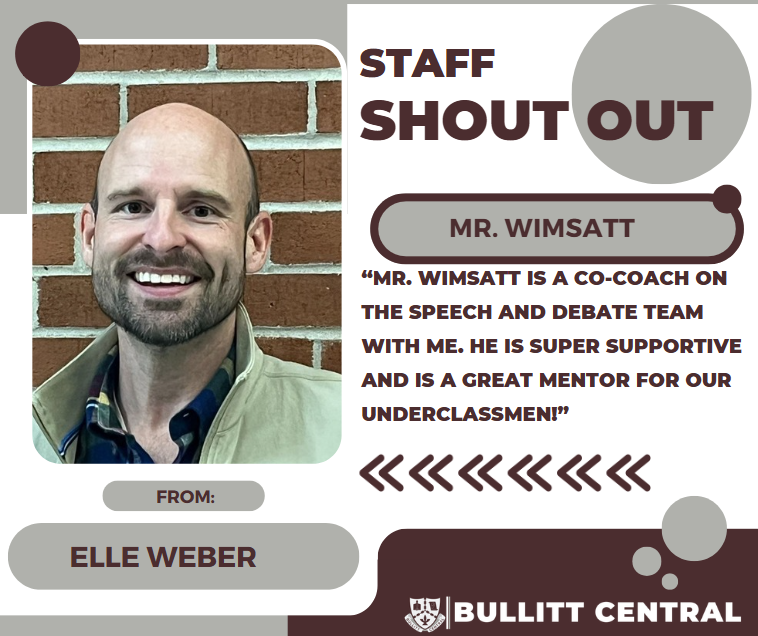 Staff Shout Out