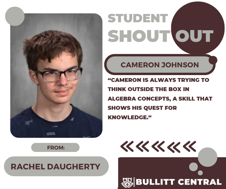 Student Shoutout!