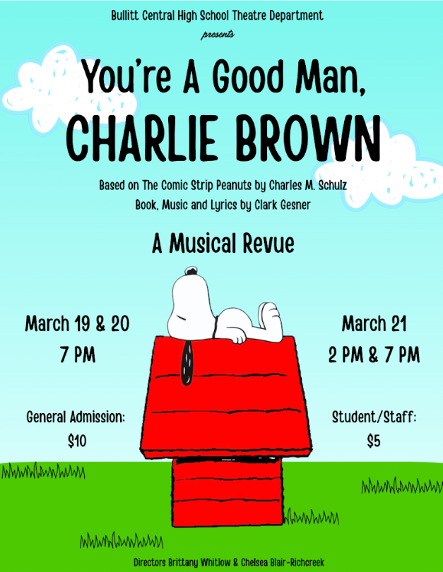 Student production of "You're A Good Man, Charlie Brown"