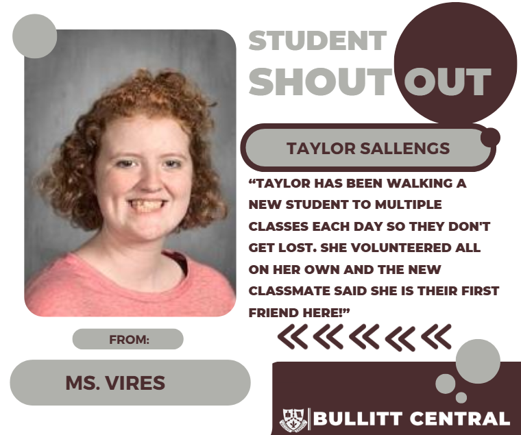 Student Shoutout!
