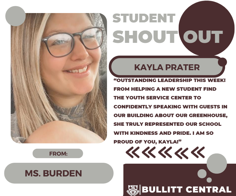 Student Shoutout!