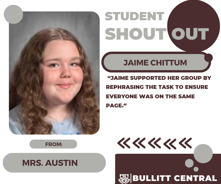 Student Shoutout! 
