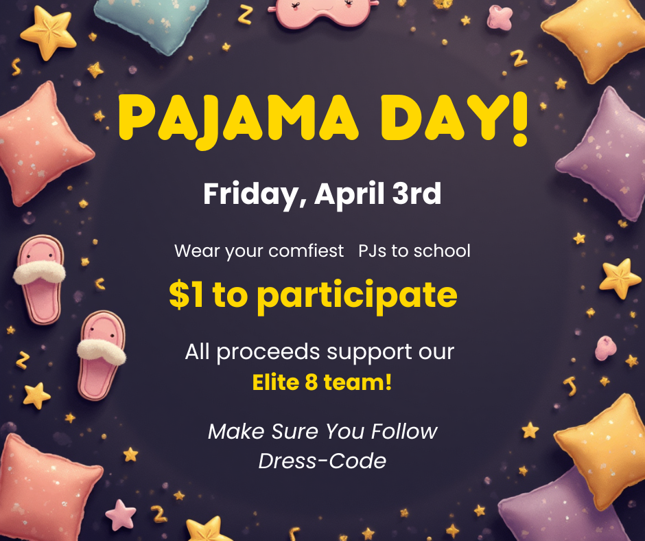 MWMS 8th Grade Fundraiser: Pajama Day