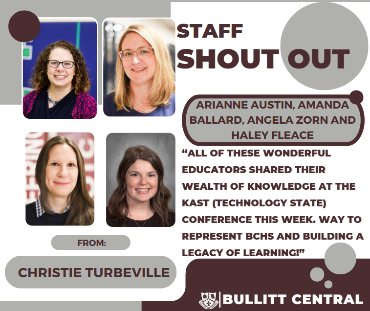 Staff Shoutout! 
