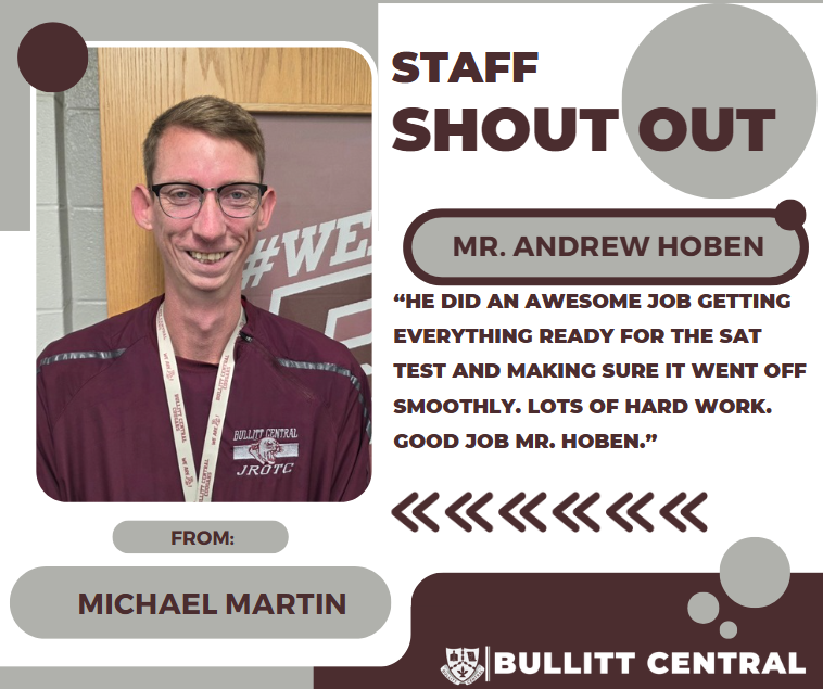 Staff Shoutout! 