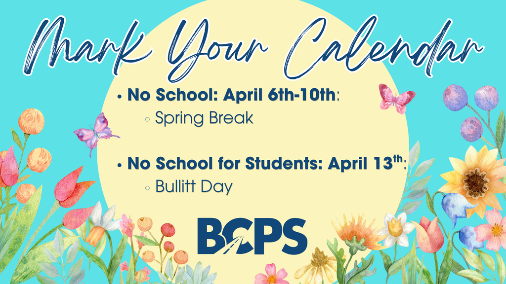 Spring Break Reminder