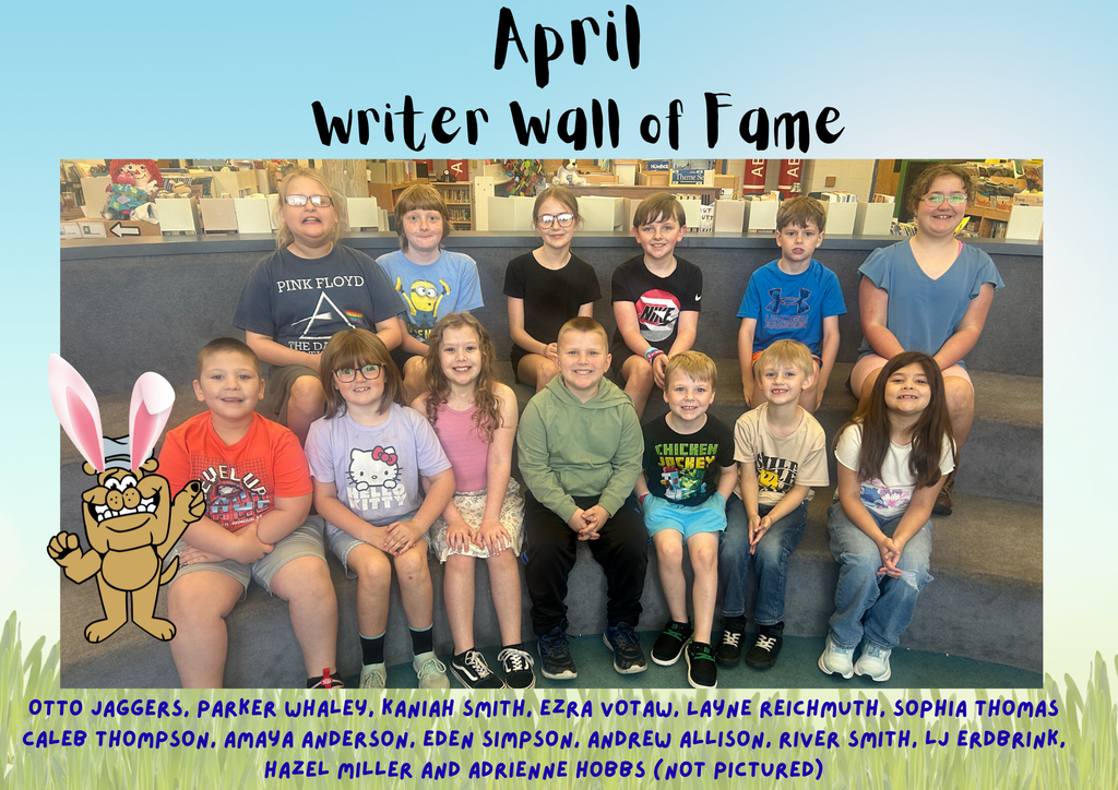 April Writer Wall of Fame