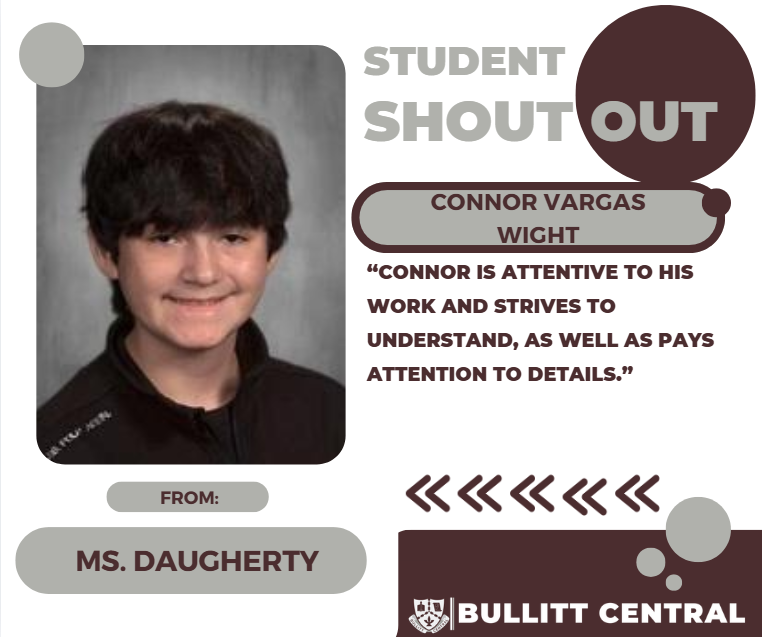 Student Shoutout!