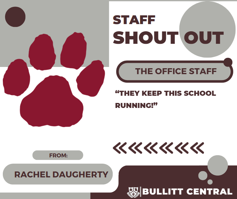 Staff Shoutout!