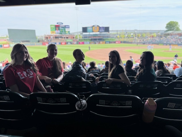 8th grade to Baseball Game