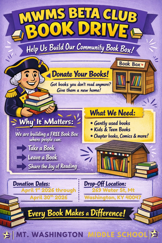 MWMS Beta Club Book Drive