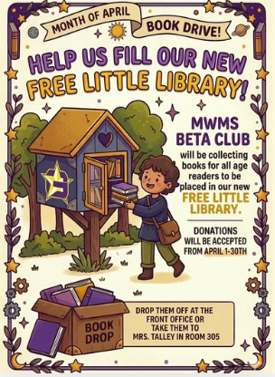 MWMS Beta Club Book Drive